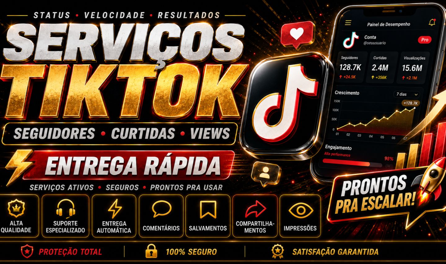 [PREÇO BAIXO] TIKTOK | SEGUIDORES | CURTIDAS | VIEWS | SAVES | COMPARTILHAMENTOS
