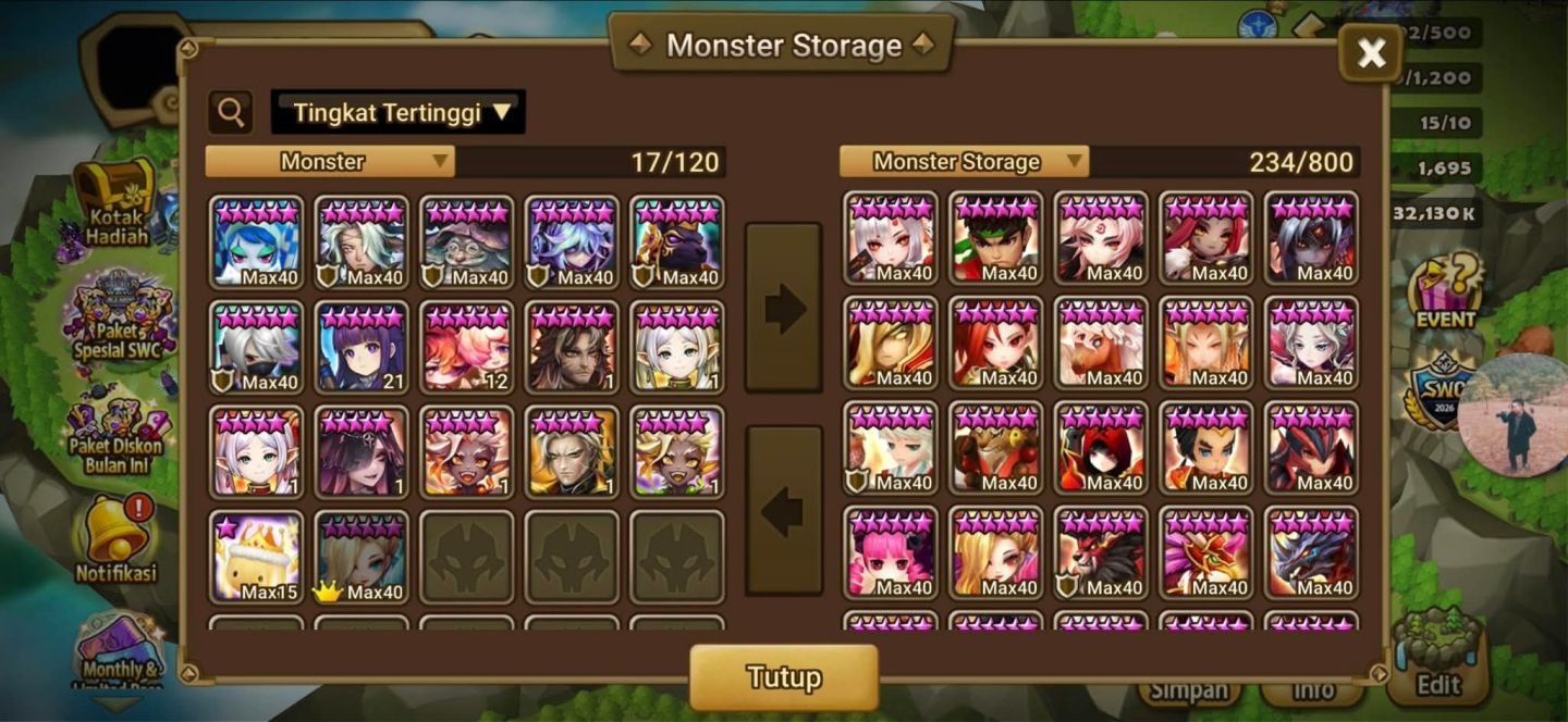 Conta Ásia endgame 7lds vip
