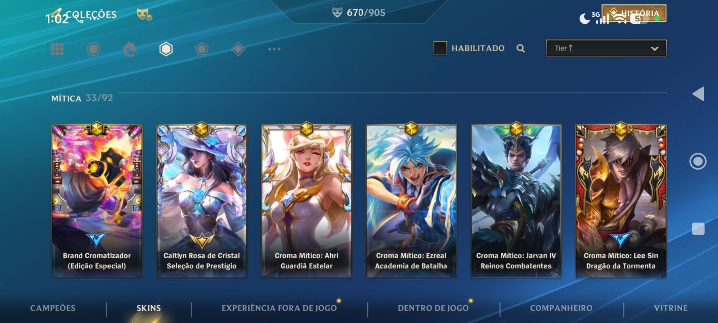 Conta de League of Legends WildRift