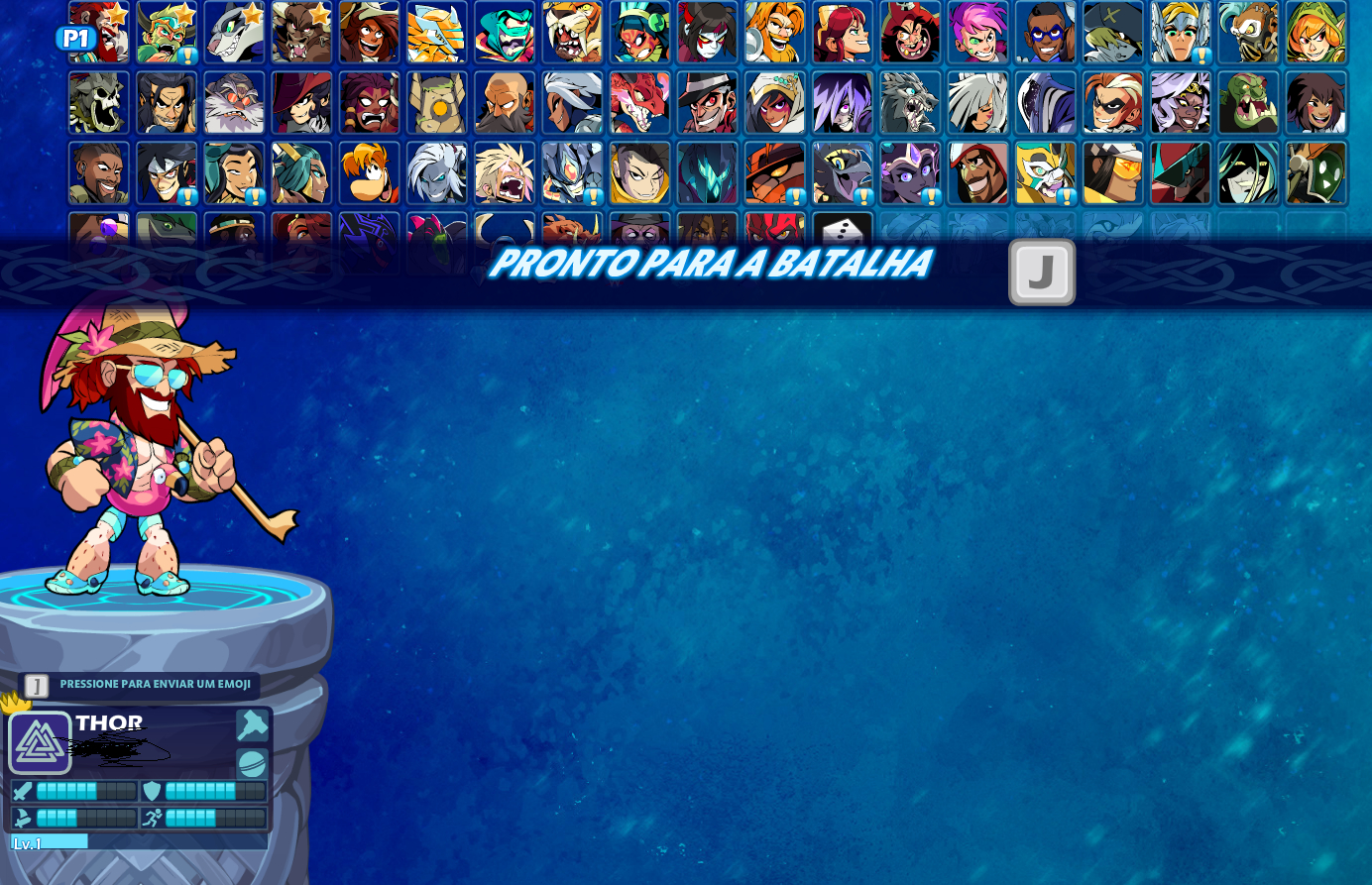 CONTA BRAWLHALLA COM SKINS E CROSSOVER