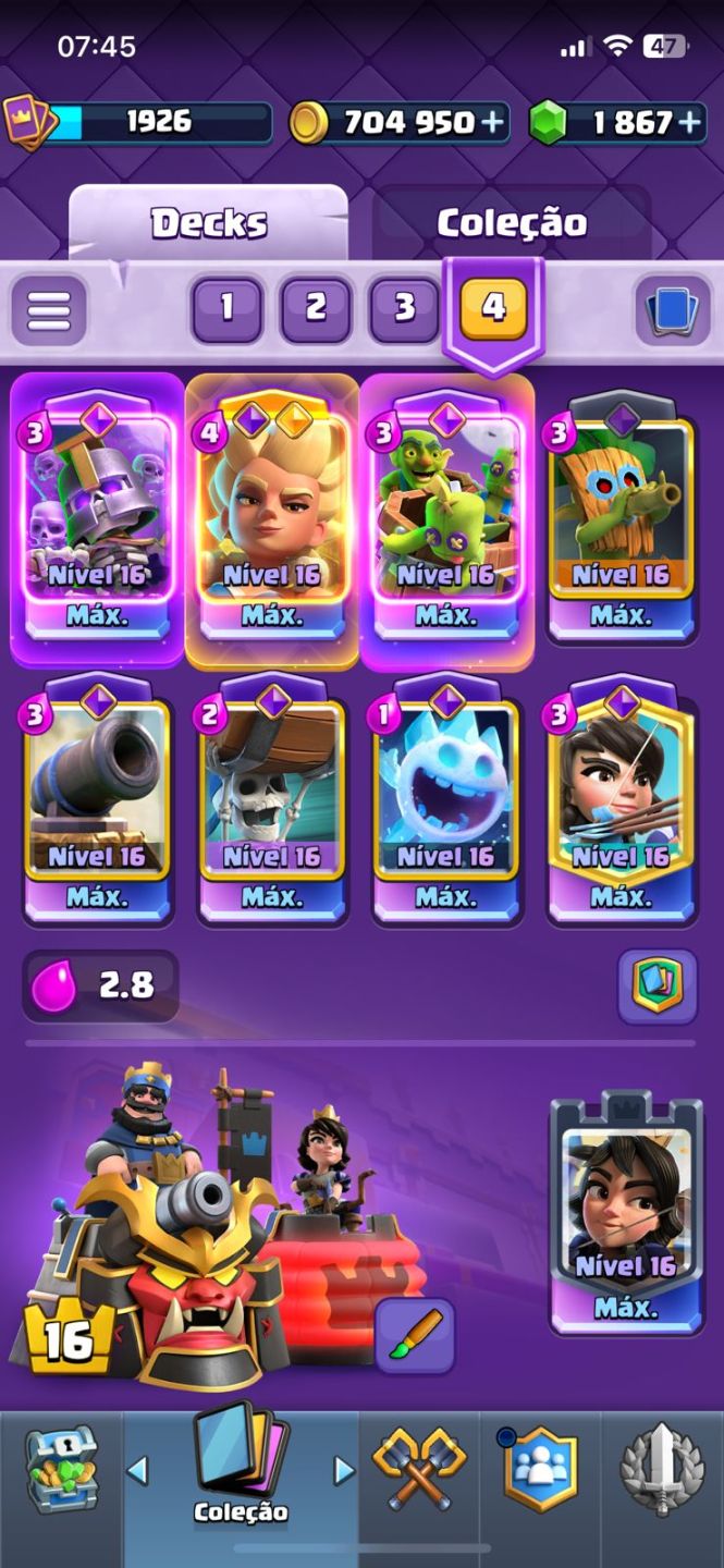 CLASH ROYALE FULL - 31 EVO - 12 HEROIS