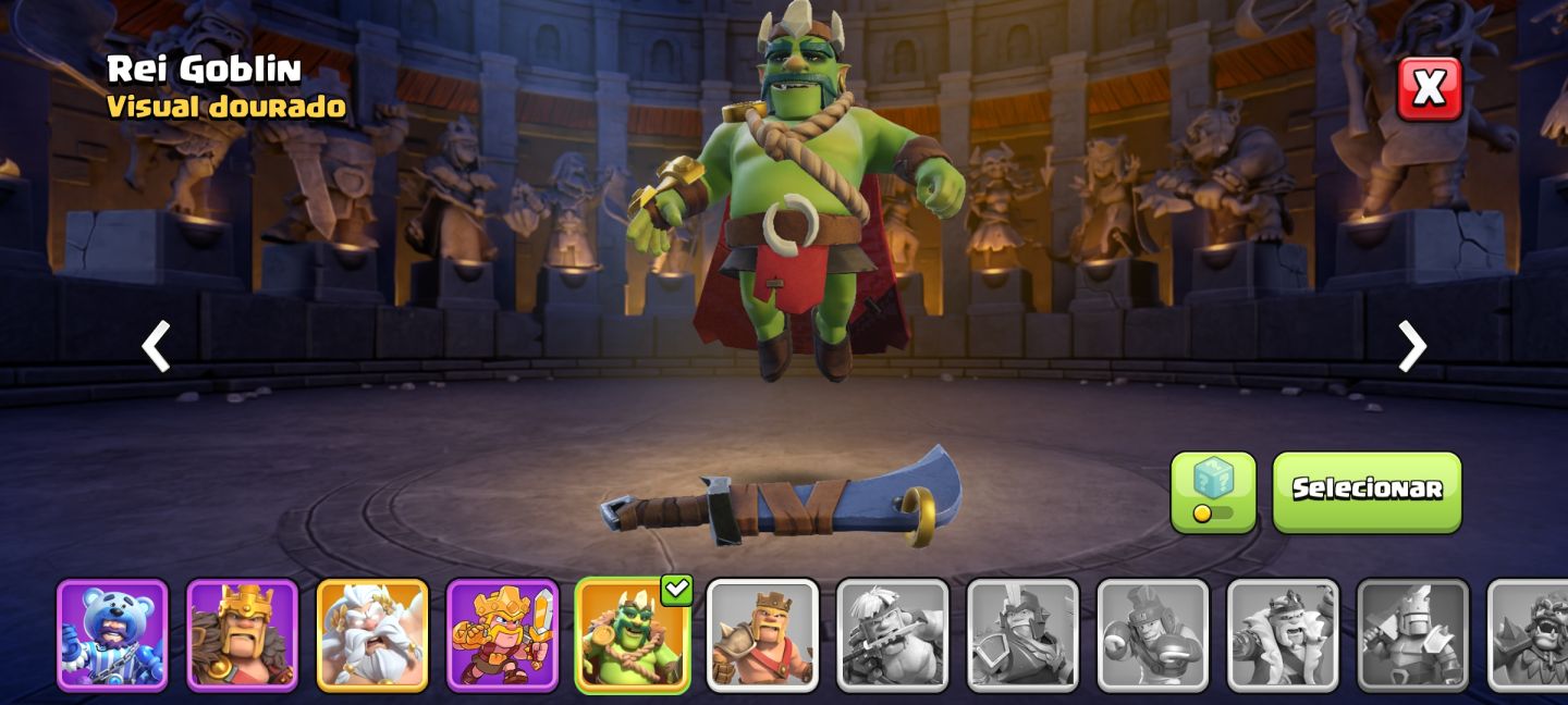 CV 18 clash of clans muito bem upada, confira nas imagens e descrição.