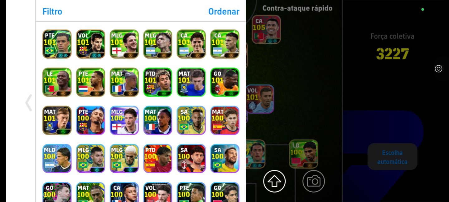 Conta com CR7 limitado, yamal blitz prime, ferran torres copa, e muitos outros