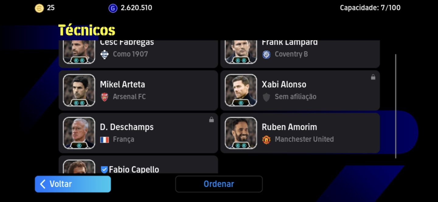 Conta efootball de 3269 buffon 108 big time varane 107 da França hazard 109