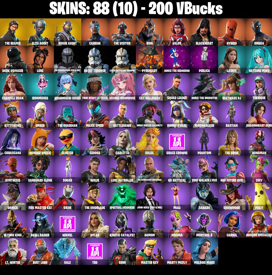 Conta Fortnite Og PRIMEIRO EMAIL | S3 FULL Ceifador | S4 FULL ÔMEGA e 88 Skins.