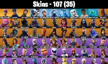 CONTA FORTNITE COM 107 SKINS SALVE O MUNDO FUNDADOR/THE REAPER/OMEN/SKULL TROPPE