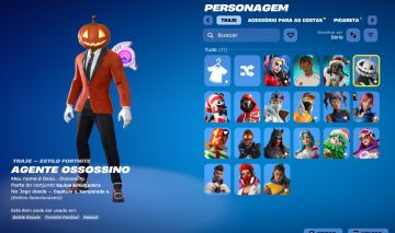 19 SKINS | 11 COMPRADA | HARLEQUINA | CAVEIRA NEVES |GATALINA | CAÓTICO | FA