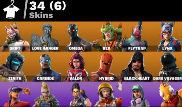 CONTA FORTNITE 34 SKINS S3 INC TAKE THE L