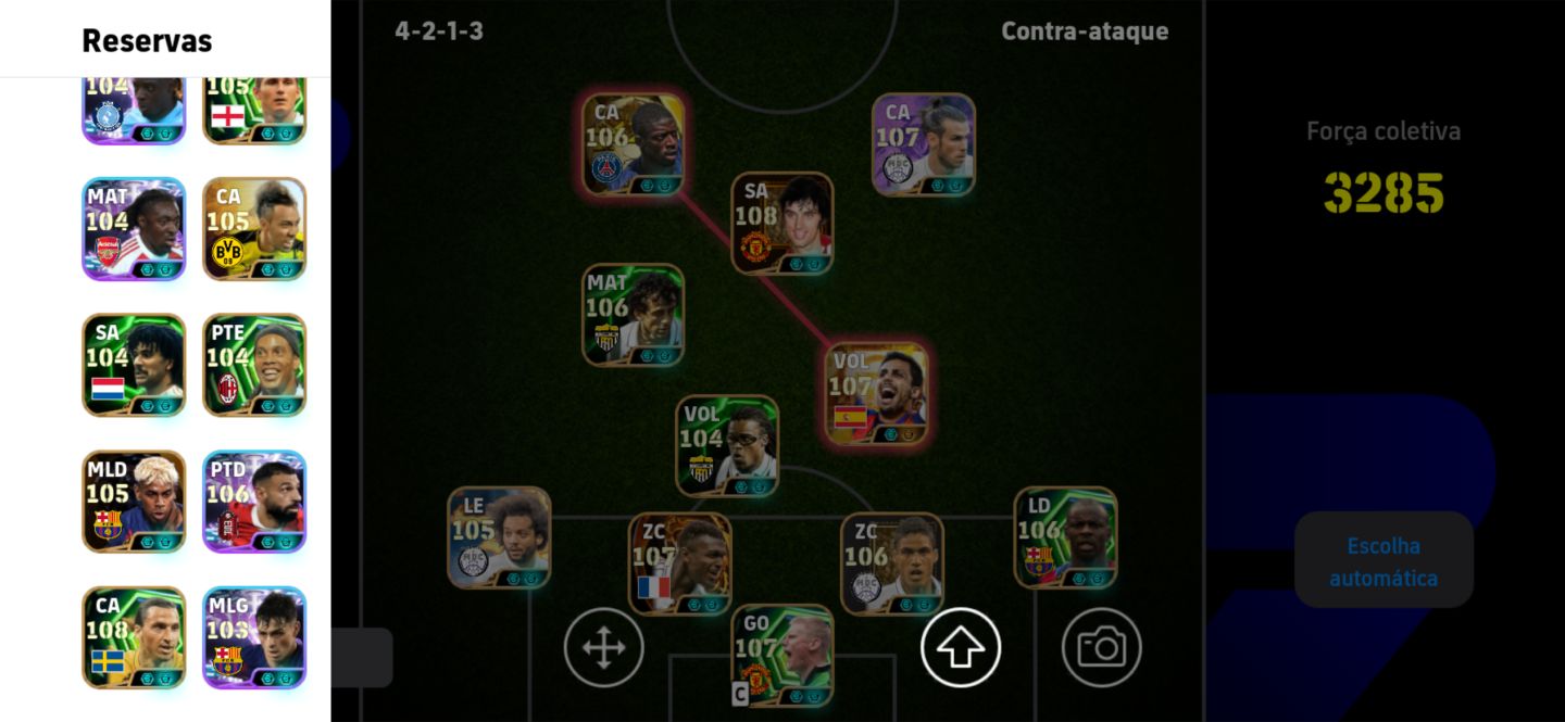 Conta full legends efootball mobile