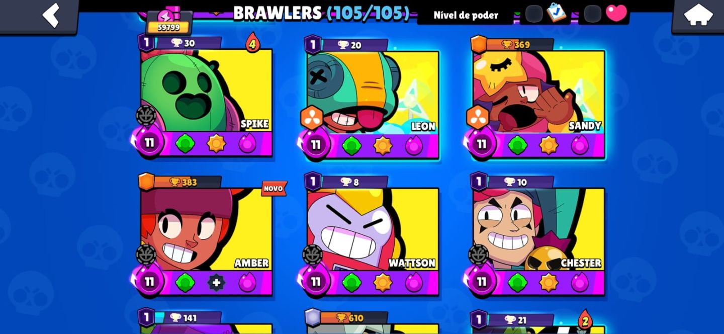 Conta de Brawl Stars muito rara.