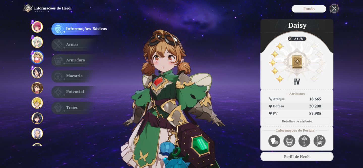 Conta forte com merlin p7 e meliodas p7 vários outros