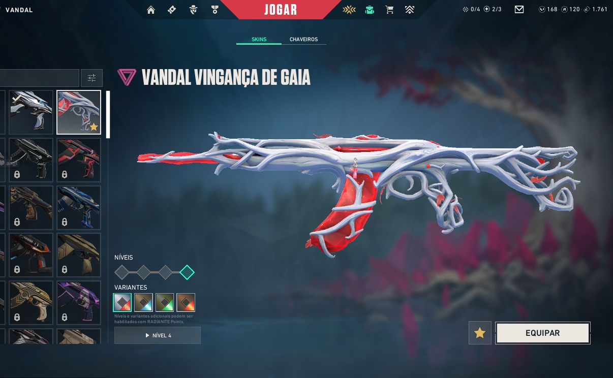 Conta VALORANT com skins muito boas!