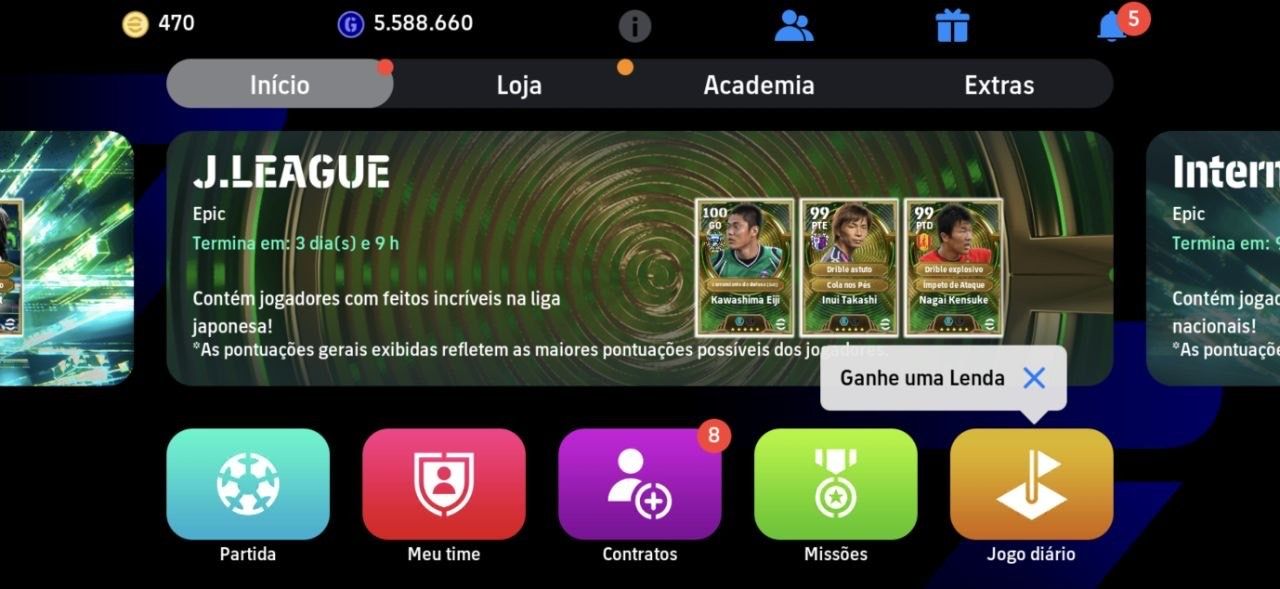 Conta com o balé e puyol novos