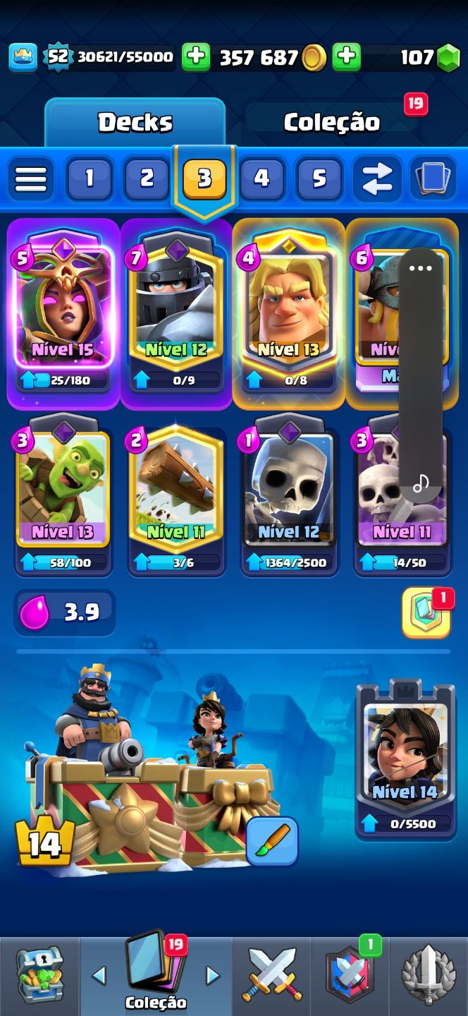 Conta Clash royale Muito Boa com muitas evoluções