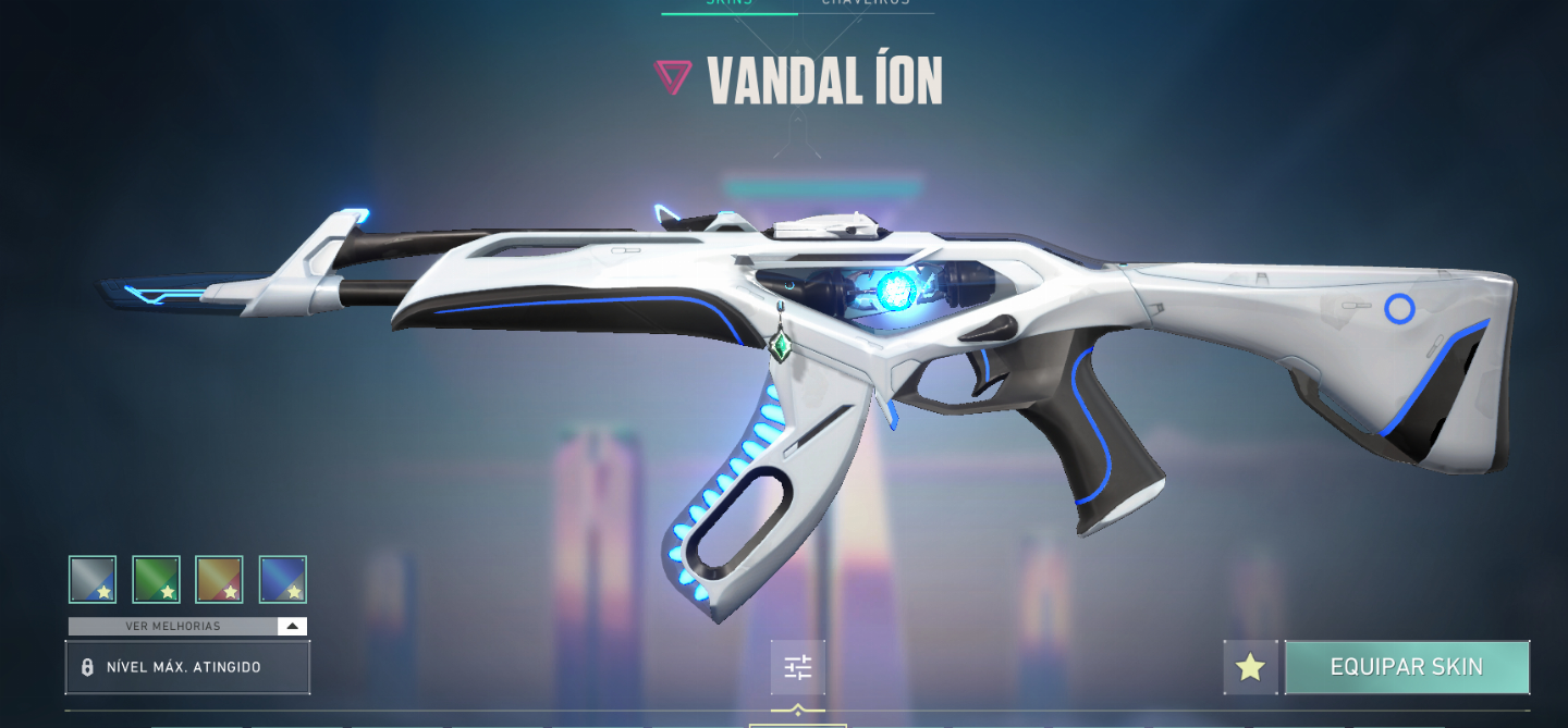 Conta com diversas skins, sem jogar a alguns meses