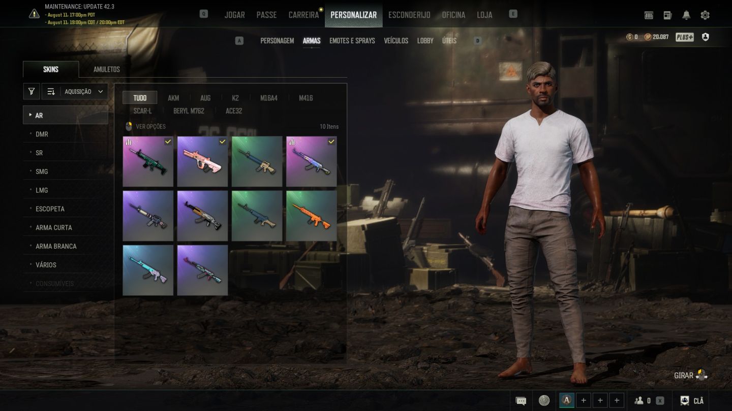 Conta pubg nova