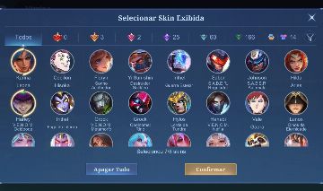 Conta MLBB, Hisoka HxH, Yss Collector