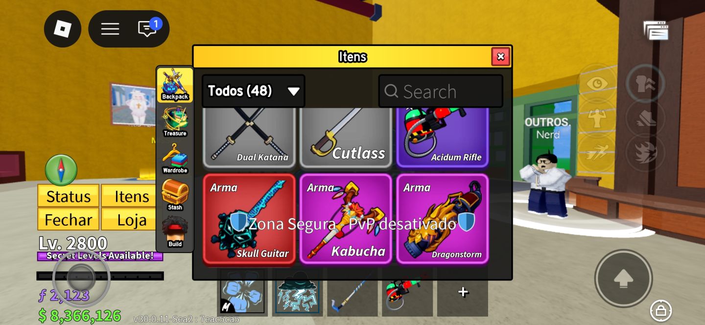 CONTA ROBLOX FISCH 170M C$ LVL 1321 | BLOX FRUITS MAX V4 FULL + CDK