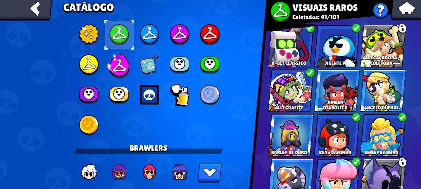Conta de Brawl stars muito boa e rara, criada em 2021!!!!!!!
