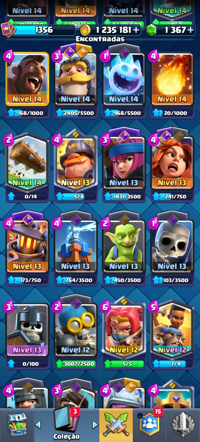 CONTA DE CLASH ROYALE