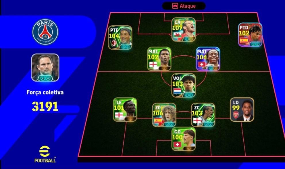 Conta com o balé e puyol novos