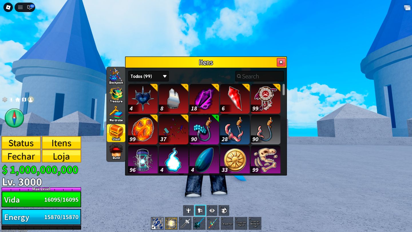 CONTA BLOX FRUITS FULL MAX | LEVEL 3000 | 30M BOUNTY | ITENS RAROS