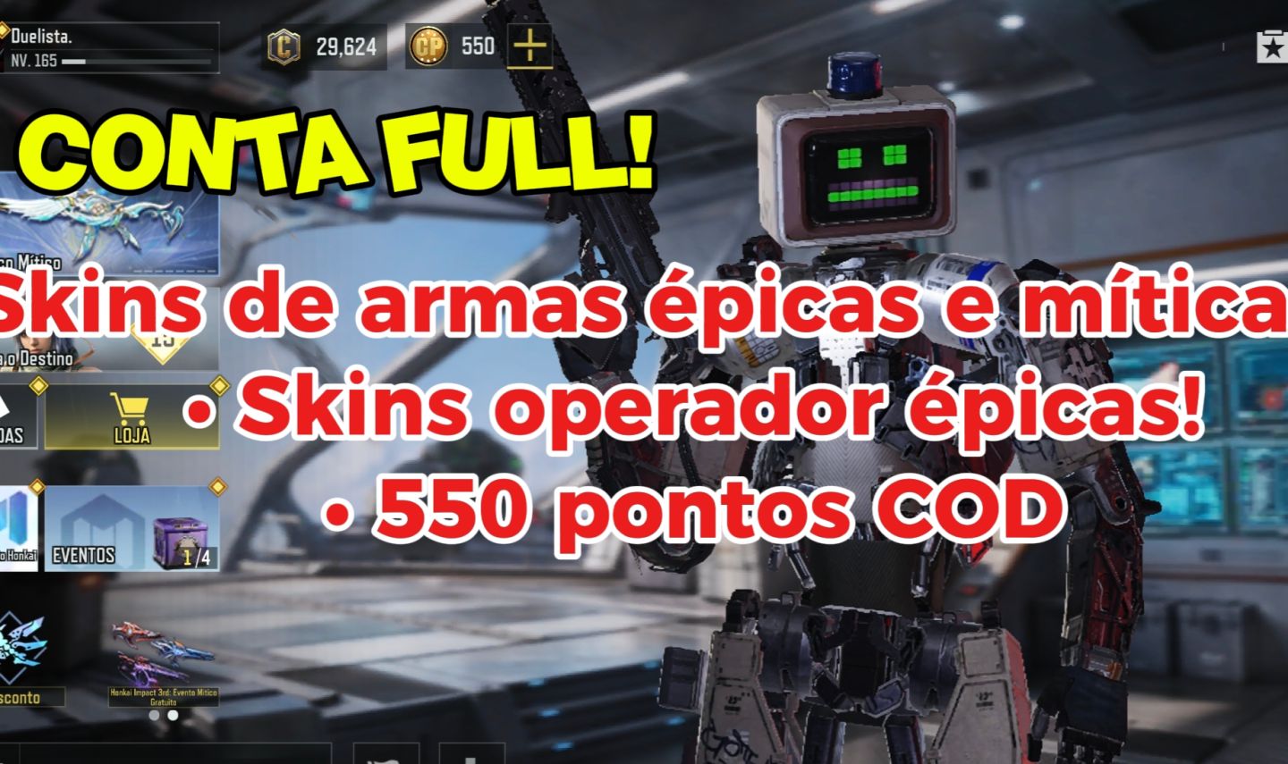 Conta Full (Call of duty mobile) iniciante