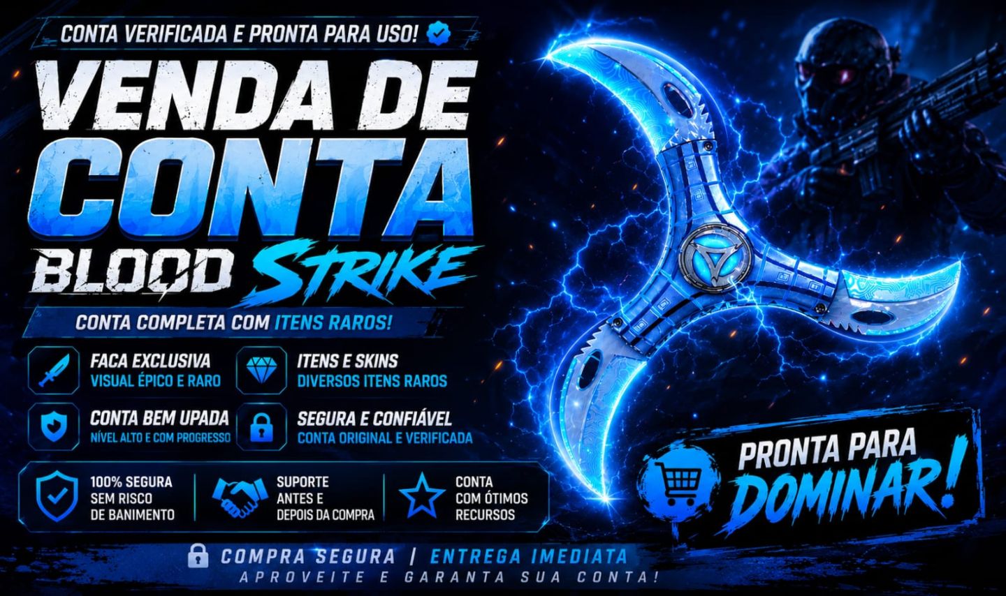 Conta Blood Strike Completa Vários Itens e Skins