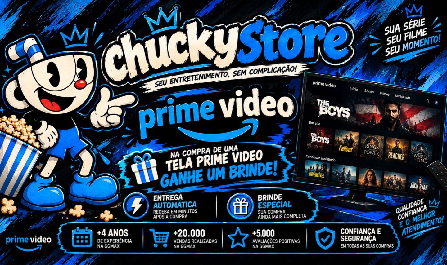 CONTA COMPLETA PRIME VIDEO 30 DIAS + ENTREGA AUTOMÁTICA
