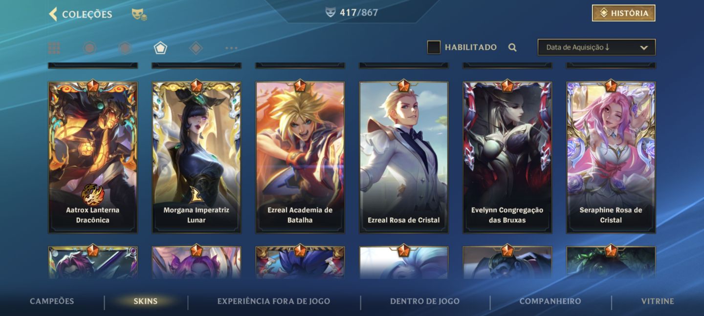CONTA WILD RIFT | 5x DESAFIANTE 3x MONARCA +79K DE COLECIONADOR ( Main Vayne)