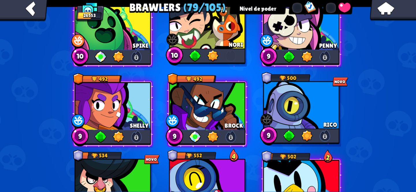 Brawl Stars 26k+ | Mortis 2k Troféus | 79 Brawlers | P11