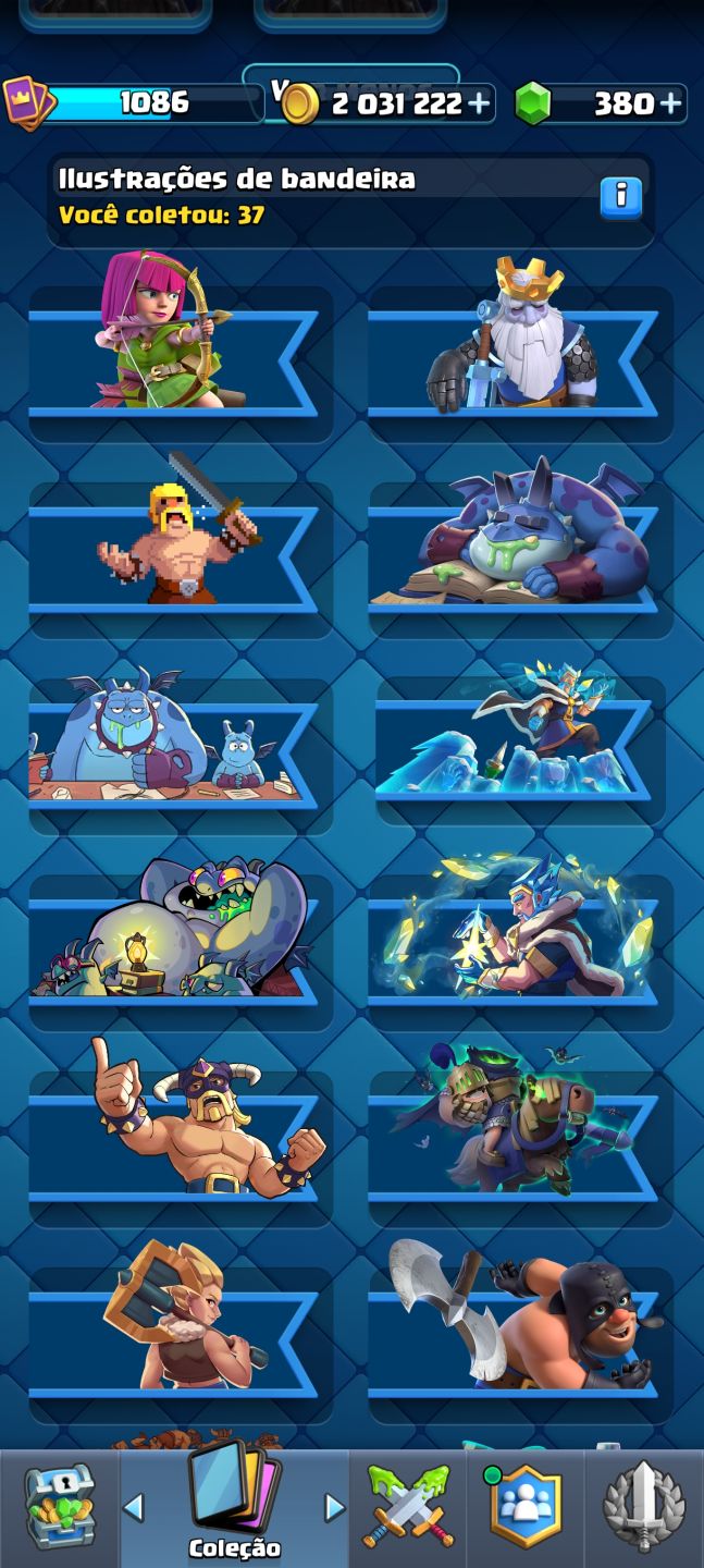 Conta Clash Royale nível 13