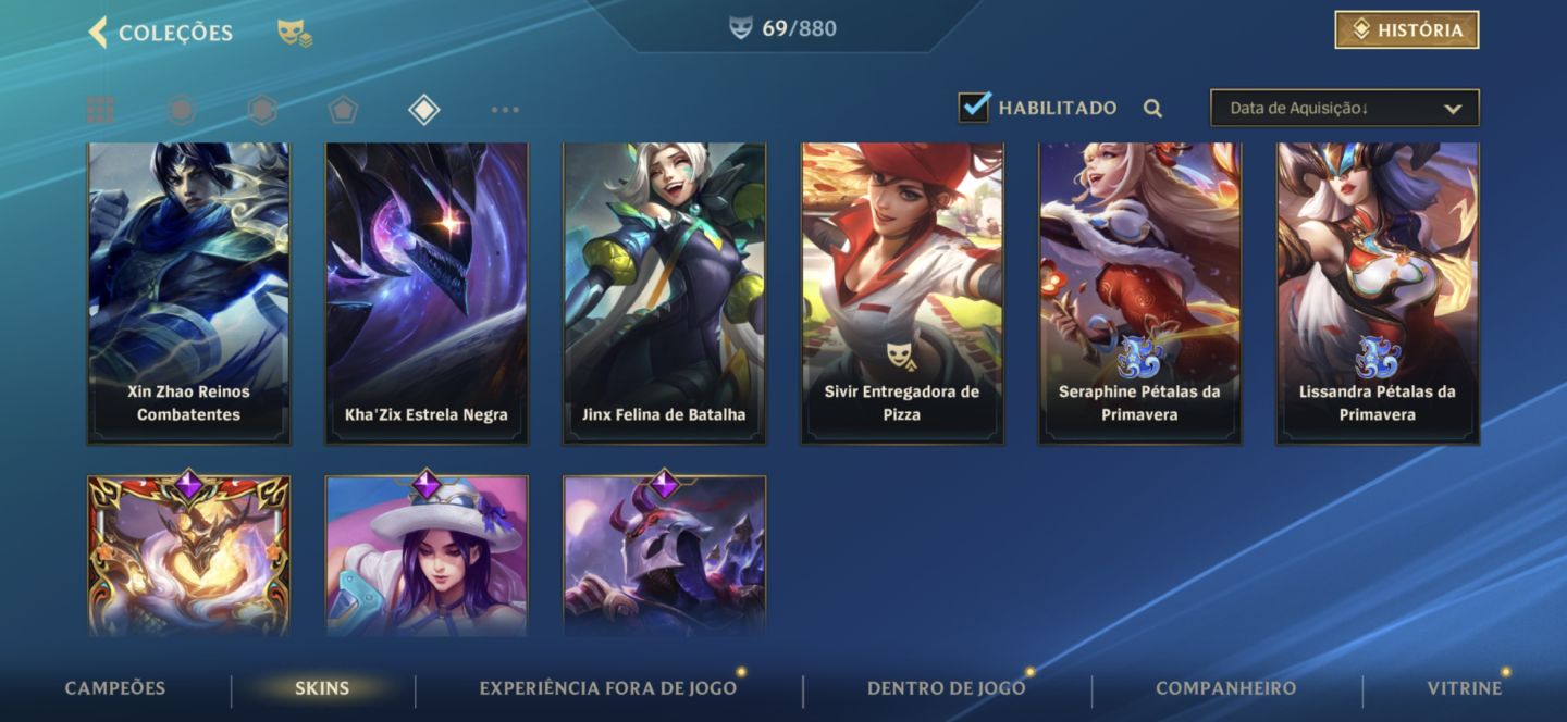 CONTA DE WILD RIFT DESAFIANTE COM SKINS LIMITADAS ELO MONARCA