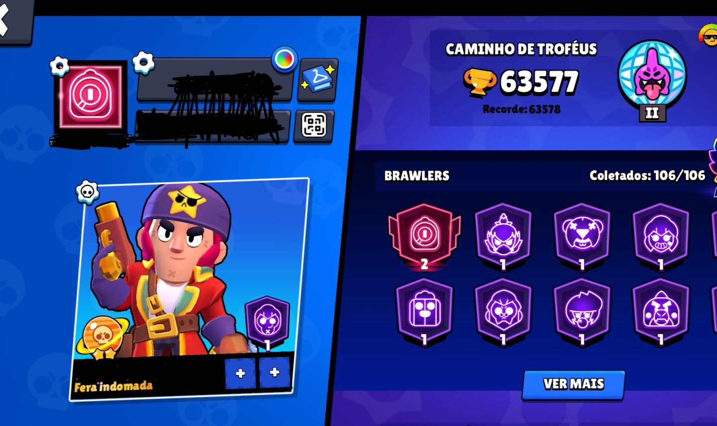 Conta Brawl Stars | Muita Skin|