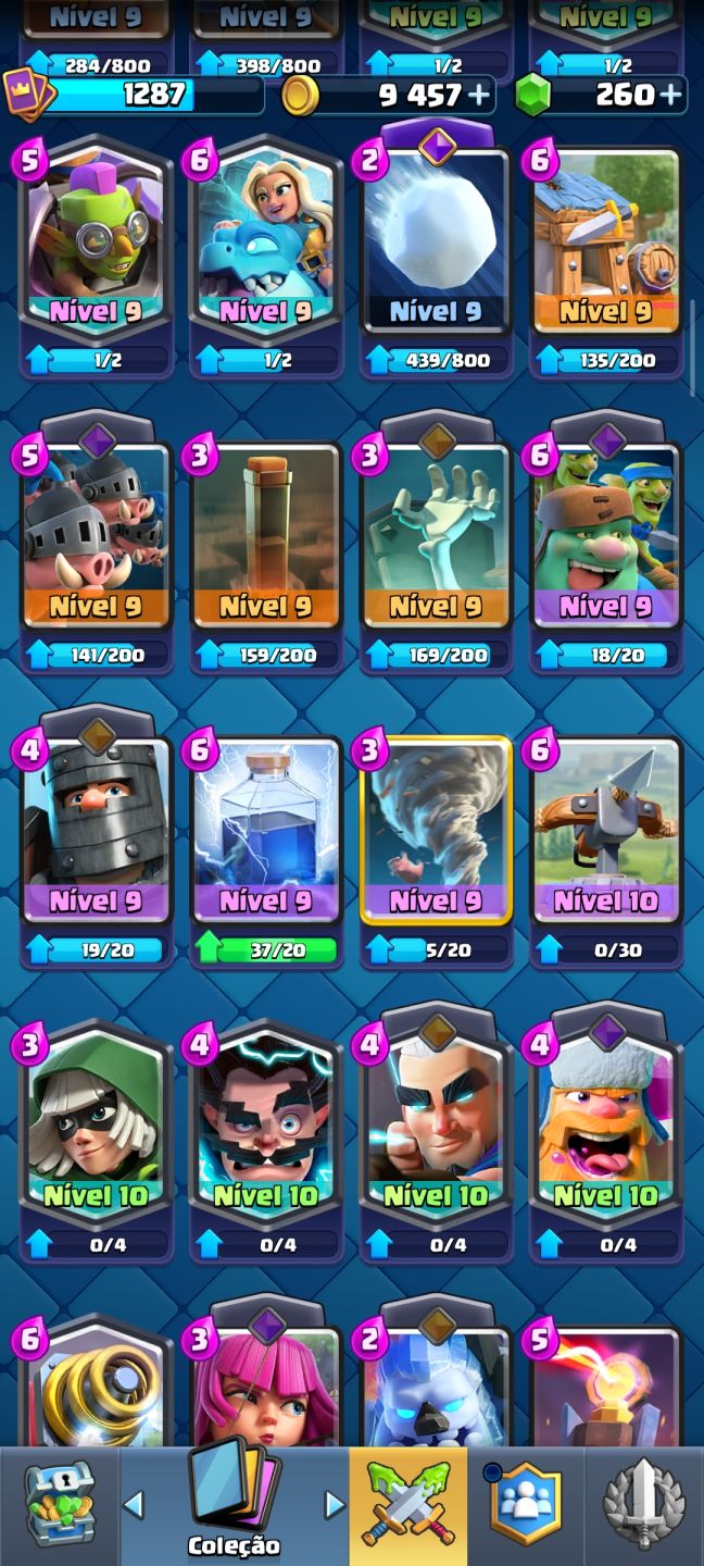 Conta extremamente gemada no Clash Royale! Apelona, prontinha para upar!