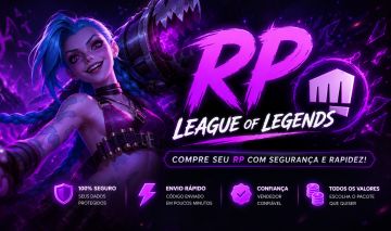 GIFT CARD LOL - RP LEAGUE OF LEGENDS CÓDIGOS - MENOR PREÇO DO SITE PROMOÇÃO
