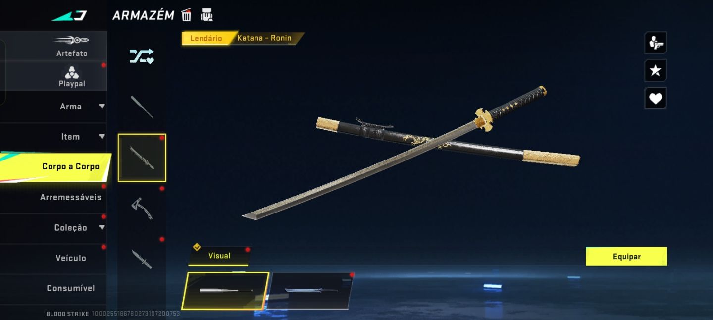 Conta de blood strike 4 passes antigos 1 skin de personagem lendaria