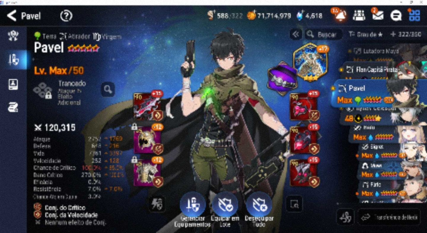 CONTA EPIC SEVEN MID GAME RIMURU E VARIOS ML