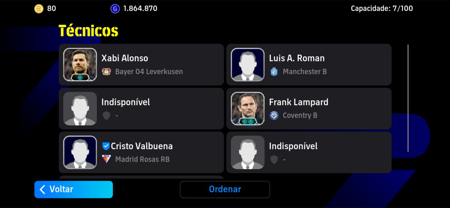Conta de efootball a venda com vários jogadores raros criada em 2023