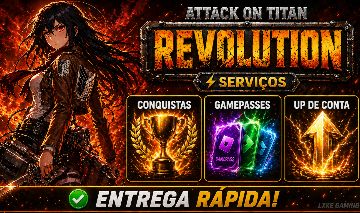 Attack On Titan Revolution (AOTR) - Missões, Conquistas e UP de Conta