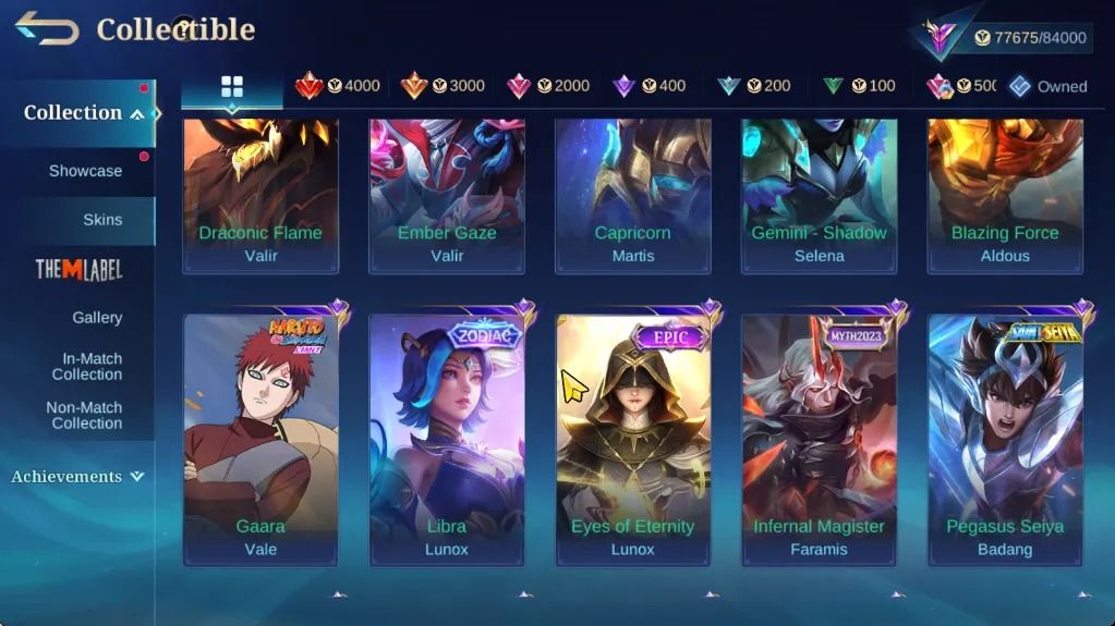 Zodiac [Martis,Selena,Lunox] - Badang Pegasus