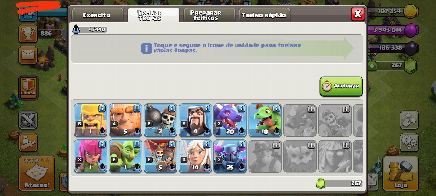 CONTA ANTIGA CLASH OF CLÃS ( SUPER PROMOÇÃO)