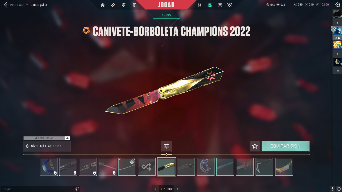 Conta Valorant criada na beta e com skins raras - Unico dono