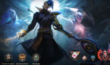 Conta grão mestre com Skins lendárias