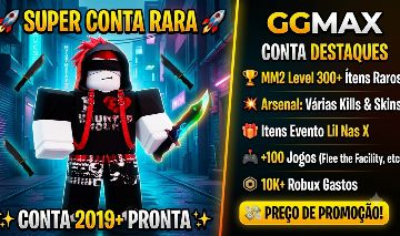 Conta murder Mystery 2 Roblox (antiga)