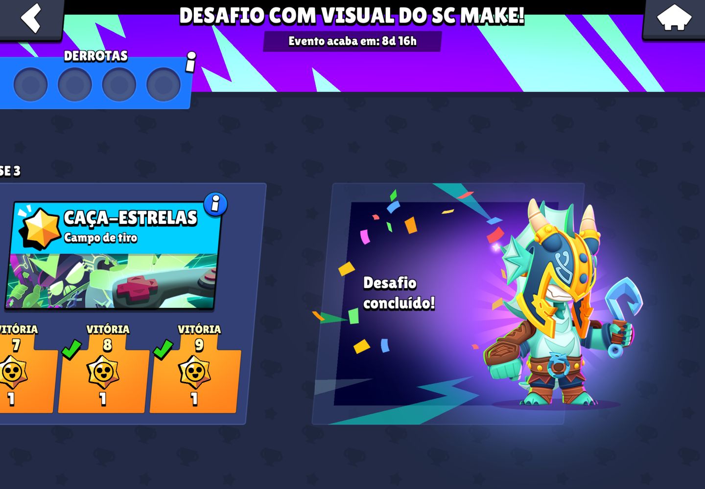 CONTA BRAWL STARS COMPLETA E COM EMBLEMA DE MESTRE!