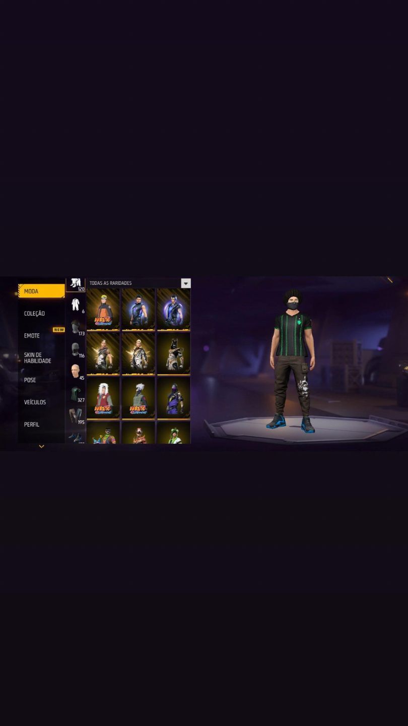 Conta de free fire muito upada,ump arte da guerra e xm8