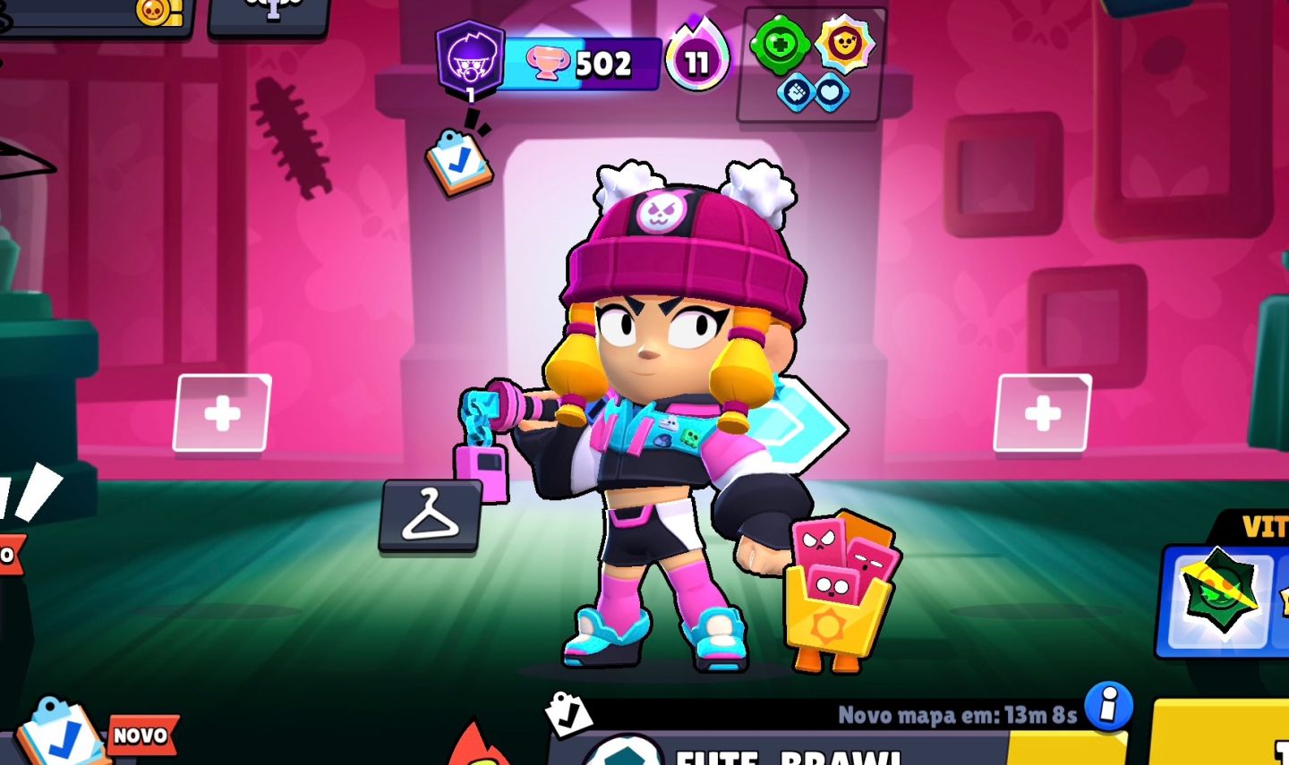 Conta braw Stars com coisas raras , caras e boas !!! [ promoção ]