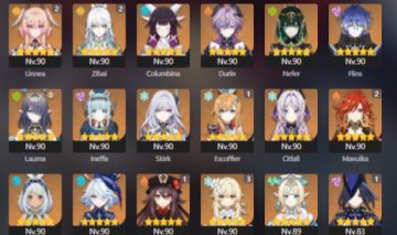 Conta Genshin End game AR60
