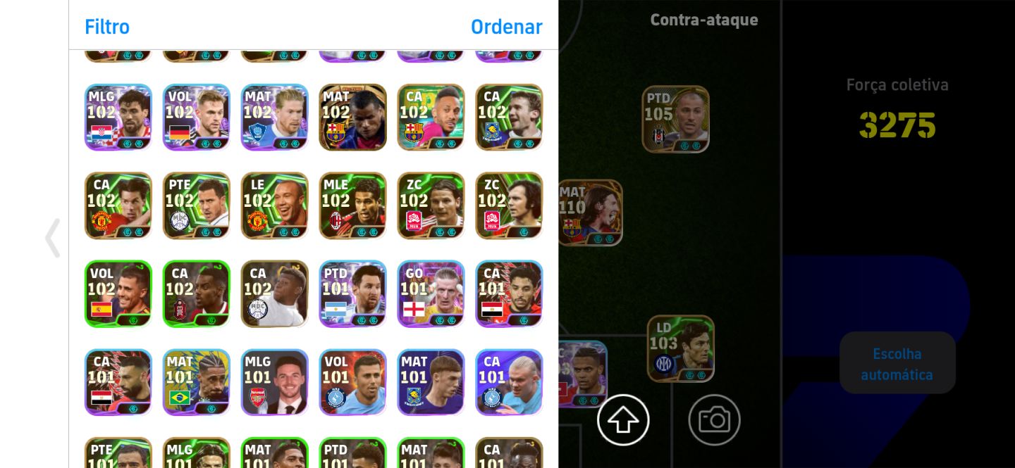 CONTA DE EFOOTBALL BRABA DO MELHOR MESSI + AMIGOS